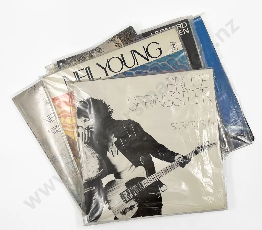 Seven Assorted Vintage Vinyl Records Image 1++