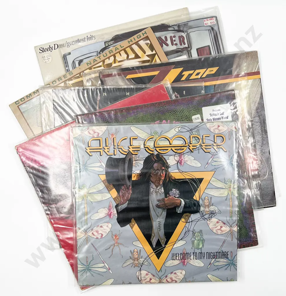 Eight Assorted Vintage Vinyl Records Image 1++