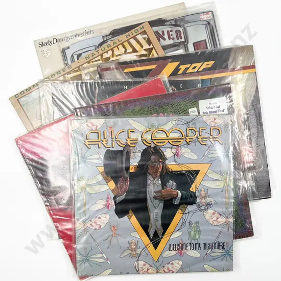 Eight Assorted Vintage Vinyl Records