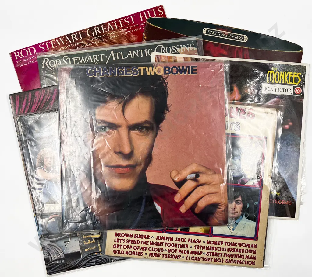 Eight Assorted Vintage Vinyl Records Image 1++