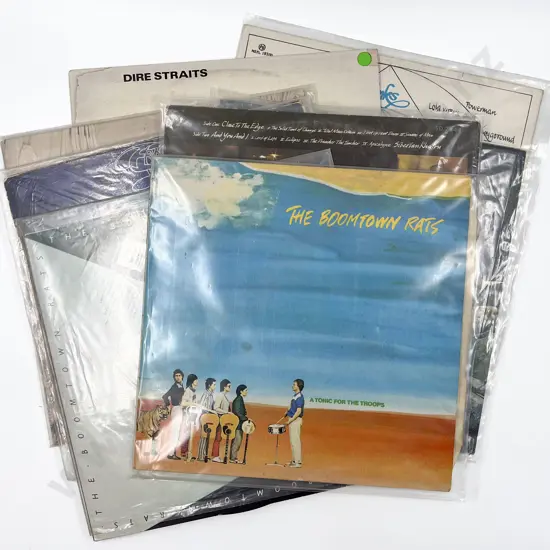 Eight Assorted Vintage Vinyl Records