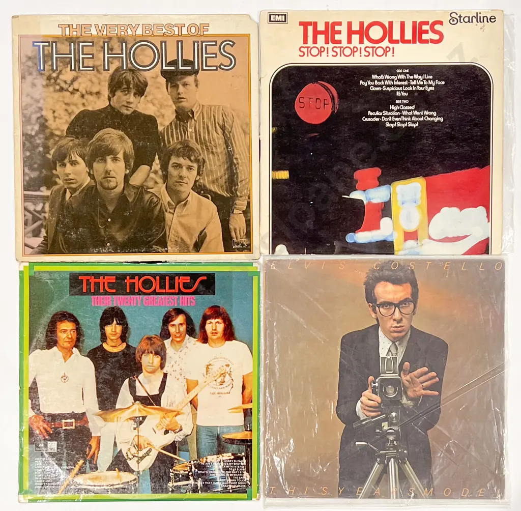 Eight Assorted Vintage Vinyl Records Image 1++