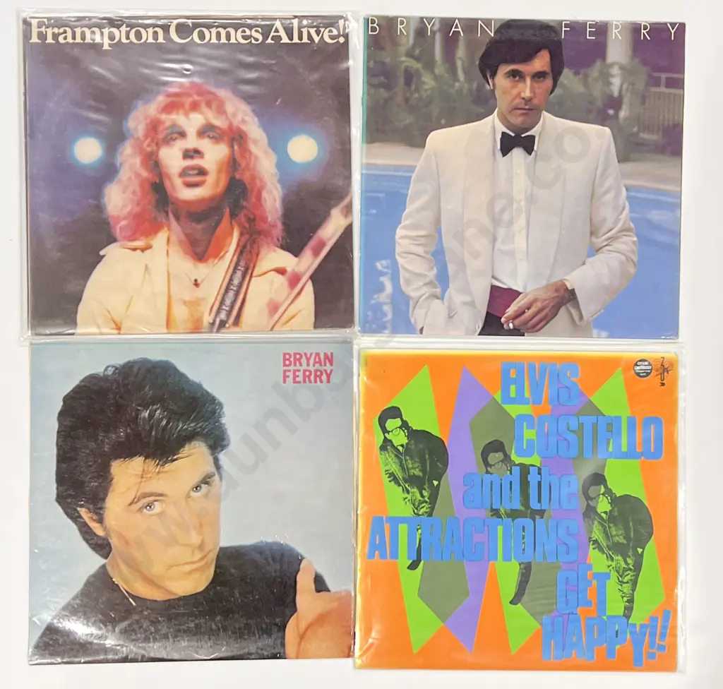 Eight Assorted Vintage Vinyl Records Image 1++