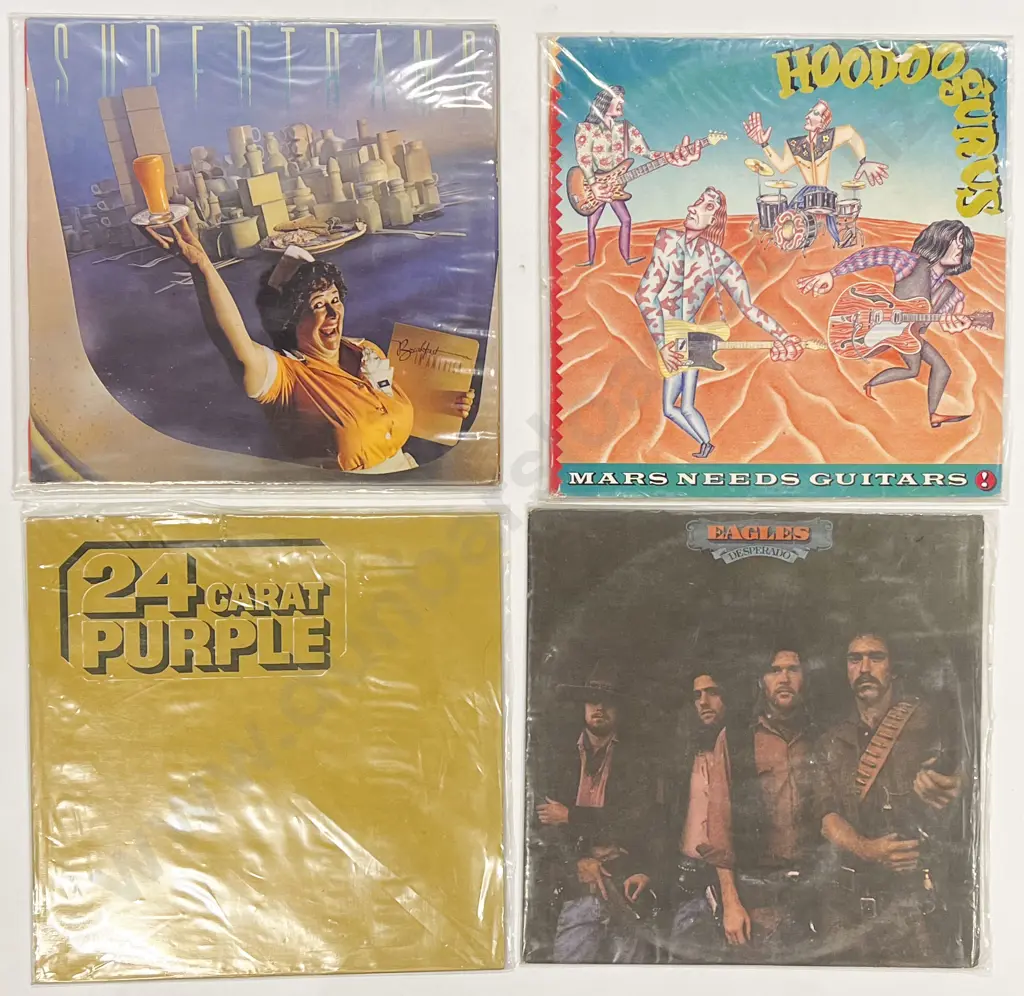 Eight Assorted Vintage Vinyl Records Image 1++