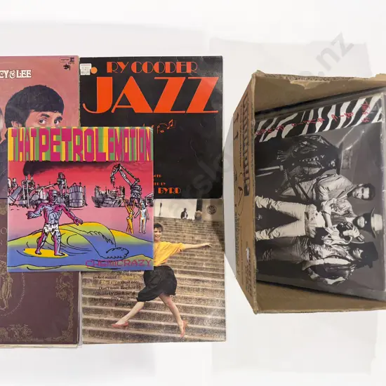 Box Quantity of Assorted Vinyl Records