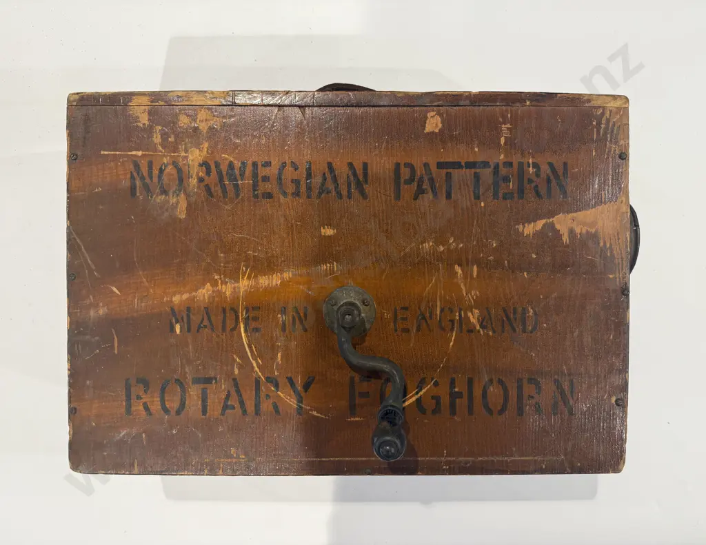 Vintage Norwegian Pattern Rotary Foghorn Image 1++