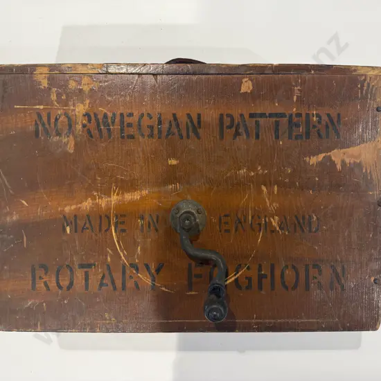 Vintage Norwegian Pattern Rotary Foghorn