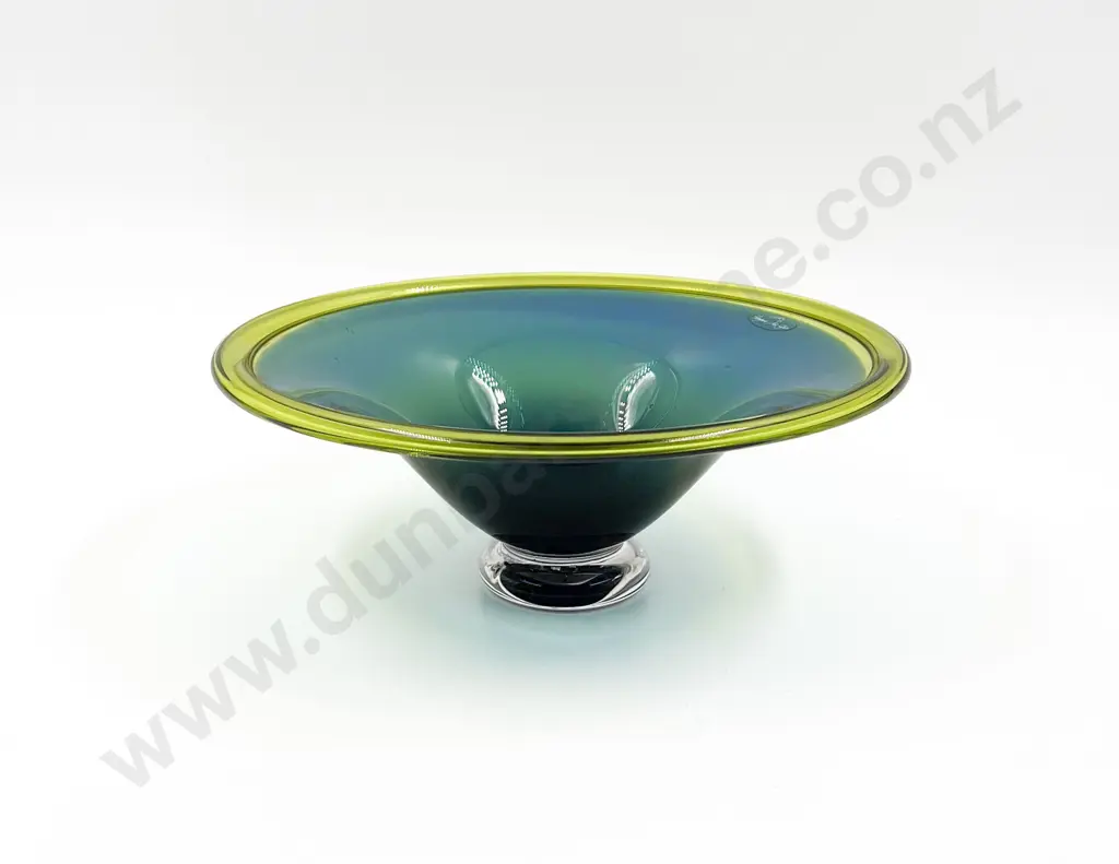 Hoglund Art Glass Pedestal Bowl Image 1++