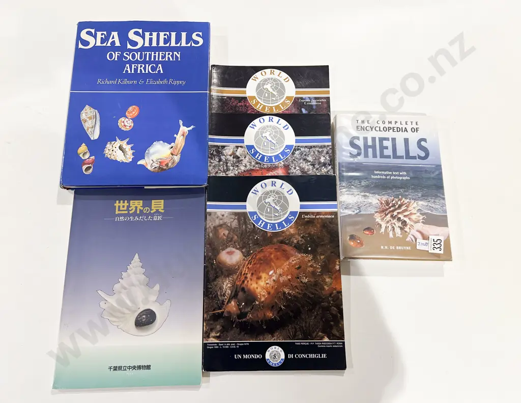 Six Assorted Shell Reference Volumes Image 1++