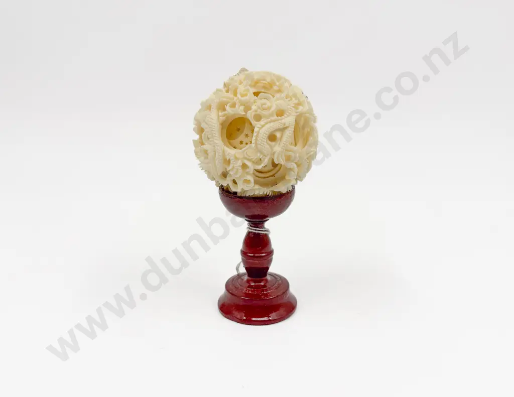 Resin Puzzle Ball on Stand Image 1++