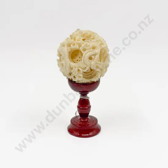 Resin Puzzle Ball on Stand