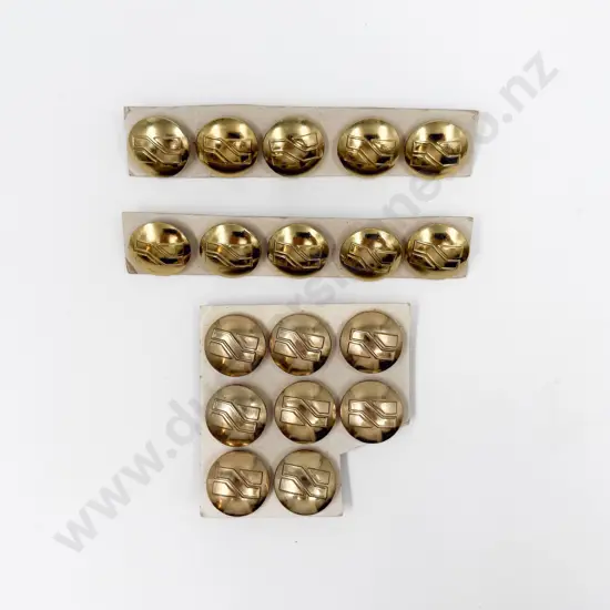 Quantity of NZ Railways Uniform Buttons