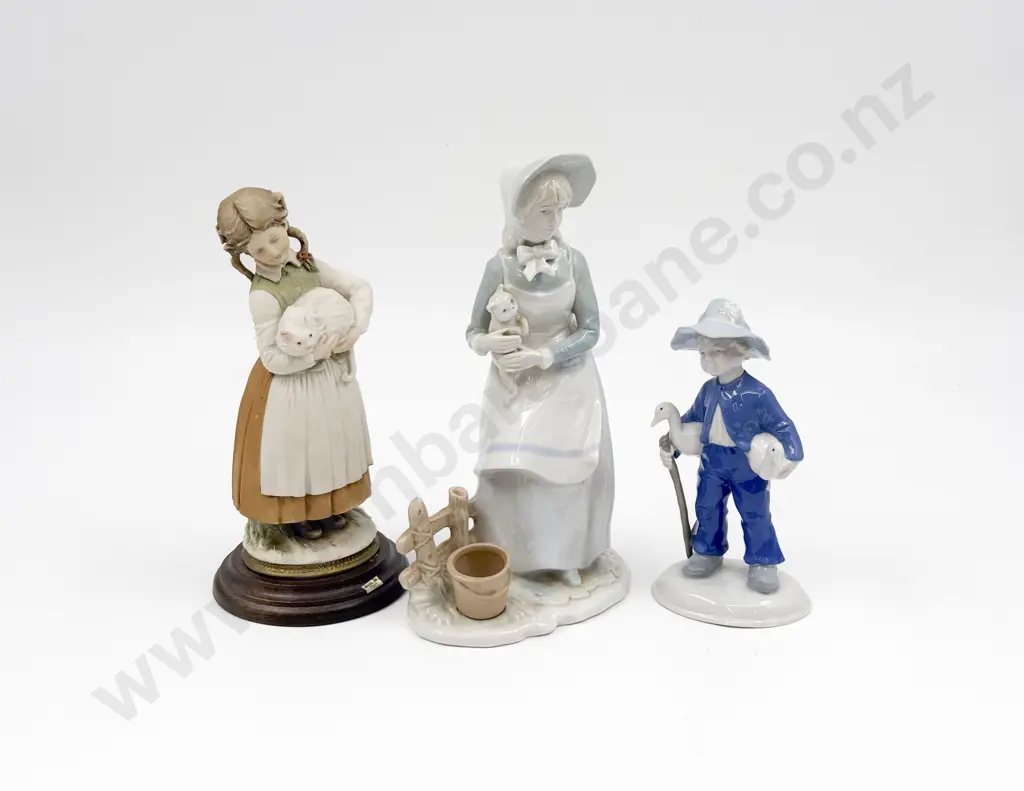 Capodimonte Figure & Two Others Image 1++