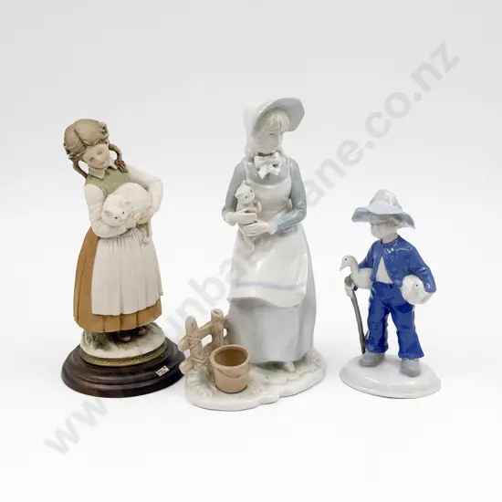 Capodimonte Figure & Two Others