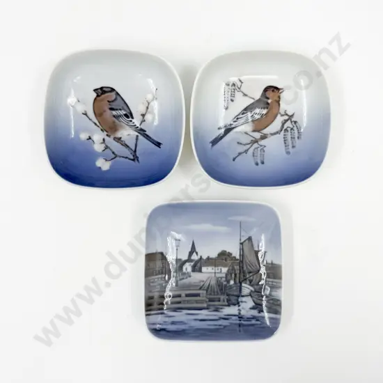 Three Royal Copenhagen Dishes