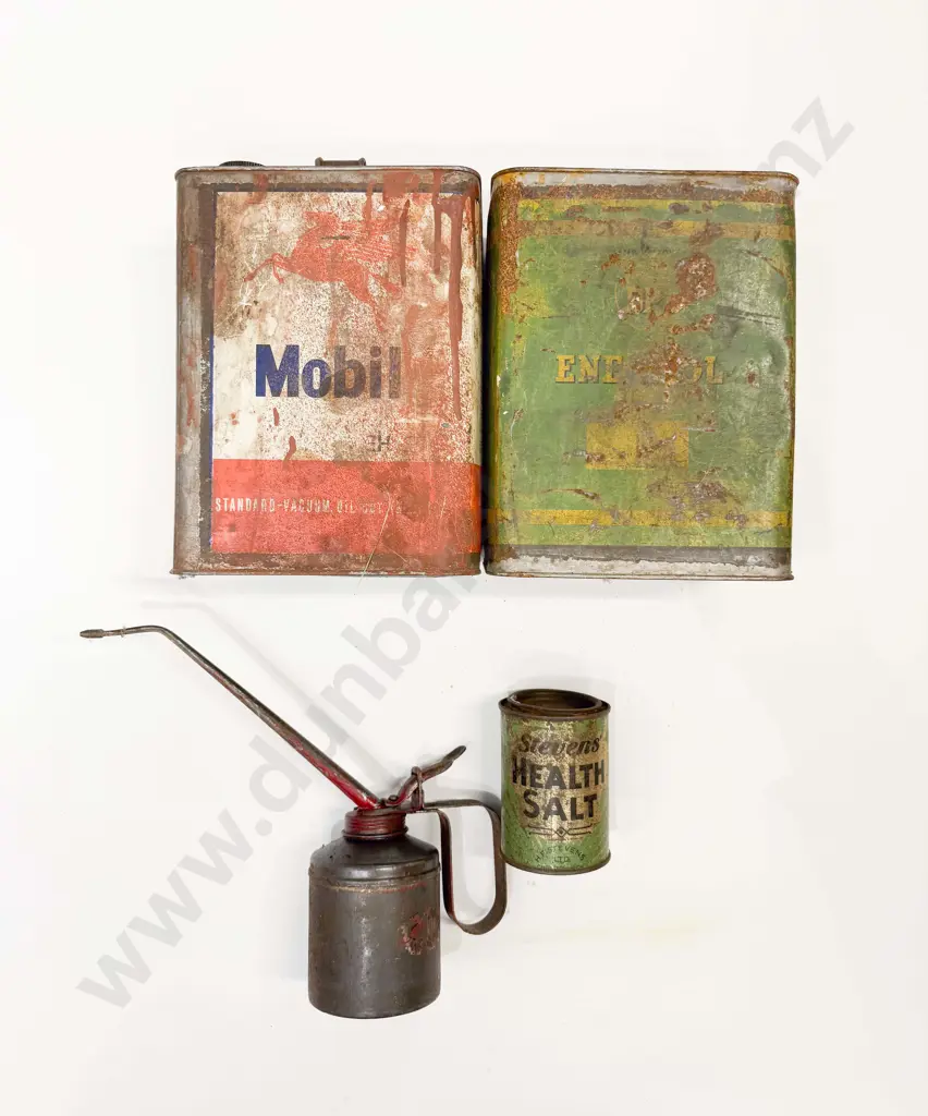Two Vintage Petrol Cans & Others Image 1++