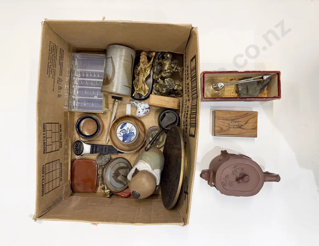 Box Quantity of Assorted incl Cloisonne etc Image 1++