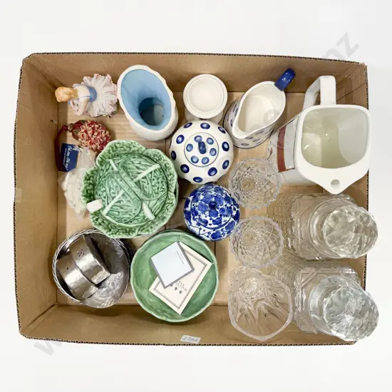 Box Quantity of Assorted incl China Glassware etc