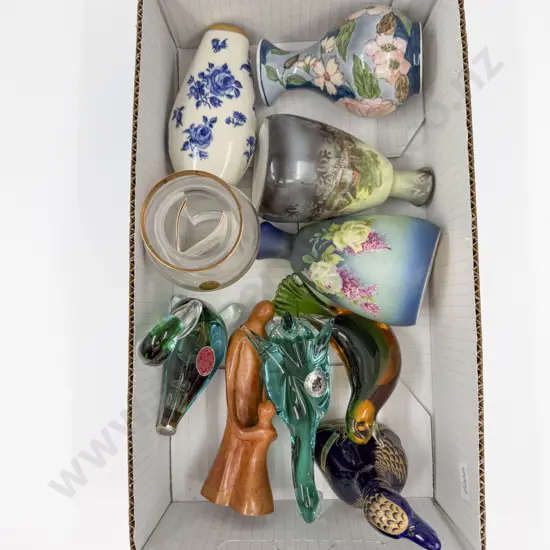 Small Quantity of Assorted incl Italian Art Glass Sherry Decanter (Some Evaporation)