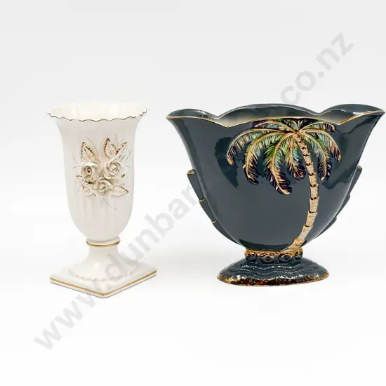 Beswick Palm Tree Vase & Other Vase