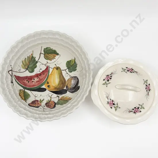 Large Italian Fruit Bowl together with Grindley Lidded Tureen