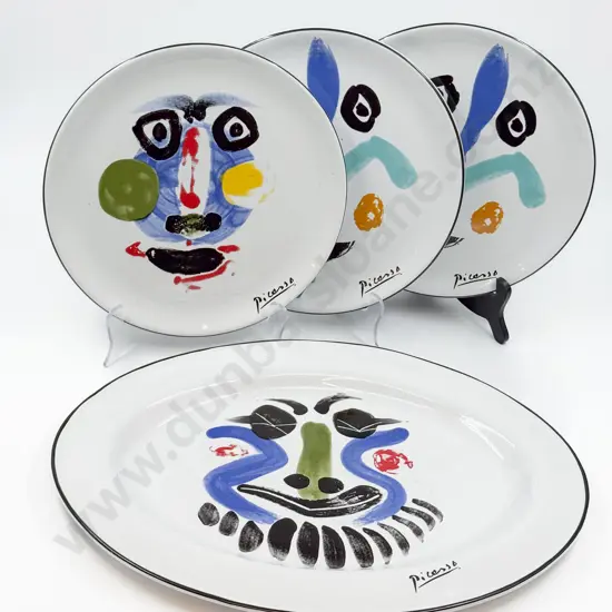 Four Pieces of Picasso Living Serving Ware
