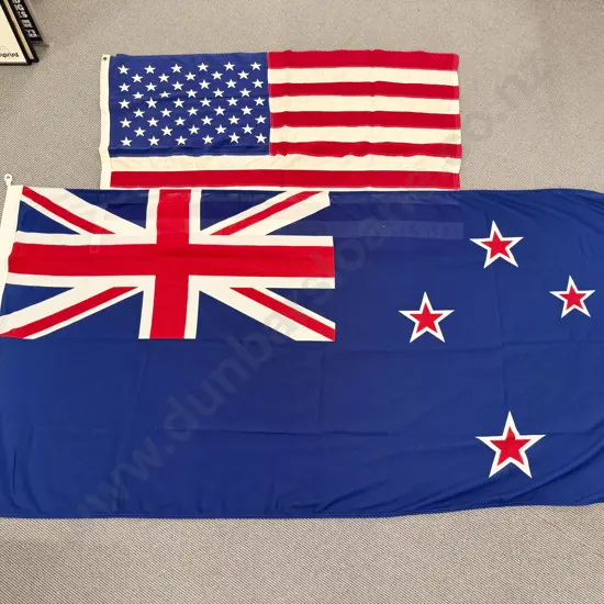 An American Flag & A New Zealand Flag