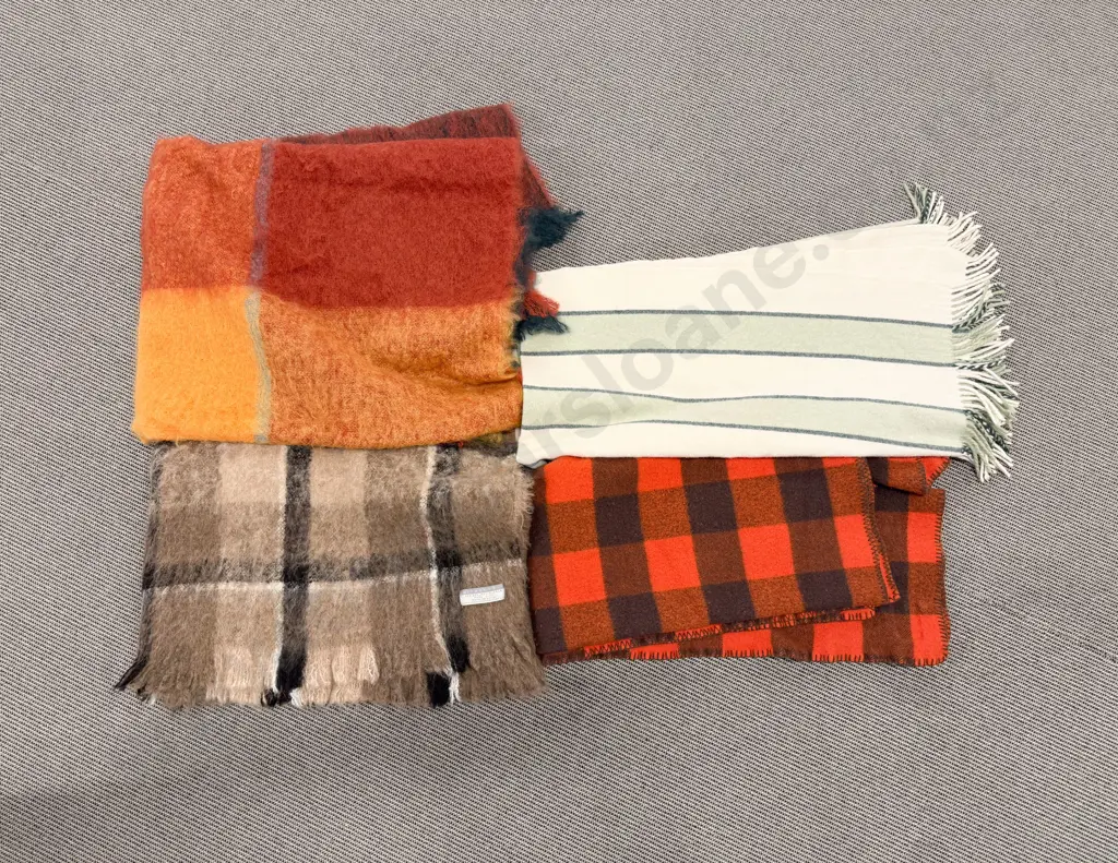 Two Mohair Blankets & Two Others Image 1++