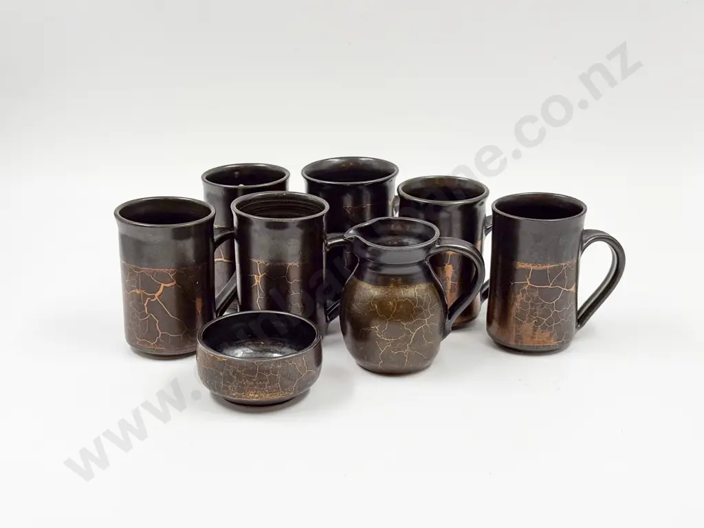 An NZ Pottery Part Coffee Set Image 1++