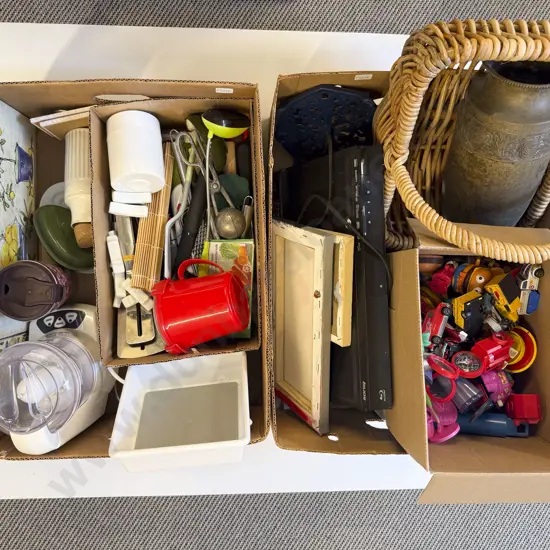 Two Boxes of Assorted Kitchen/Homewares