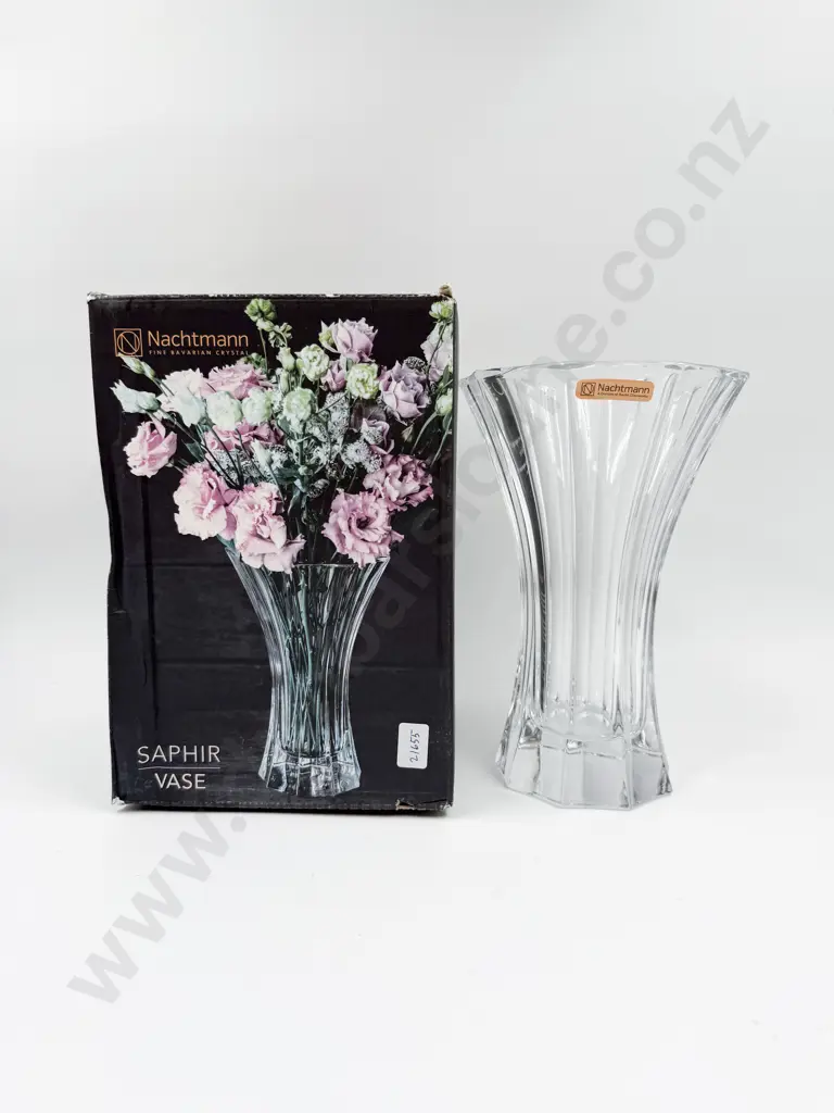 Boxed Nachtmann Crystal Vase Image 1++
