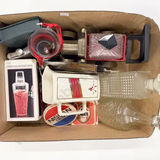 Box Quantity of Assorted Alcohol Advertising & Ephemera