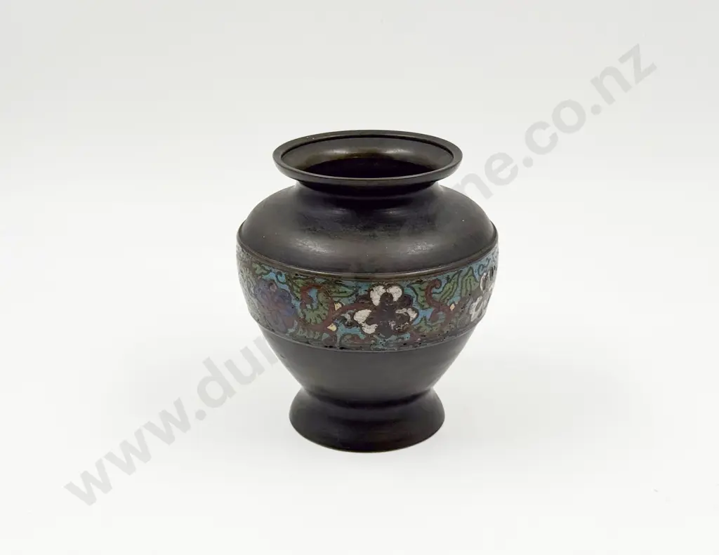 Brass Cloisonne  Vase Image 1++