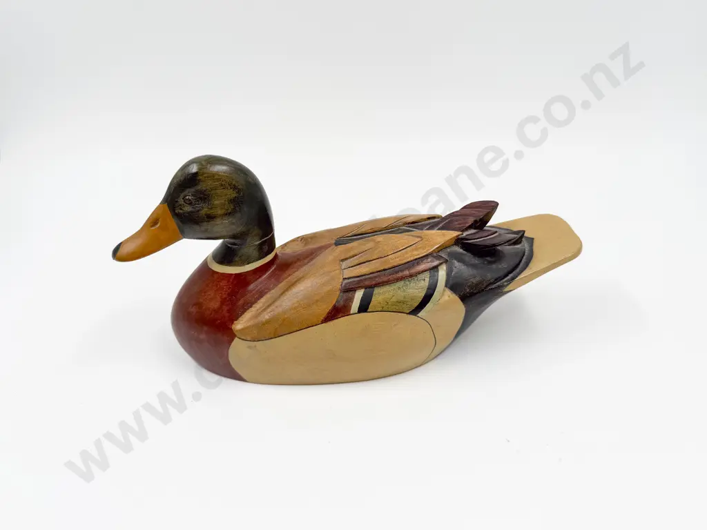 Wooden Decoy Duck Image 1++