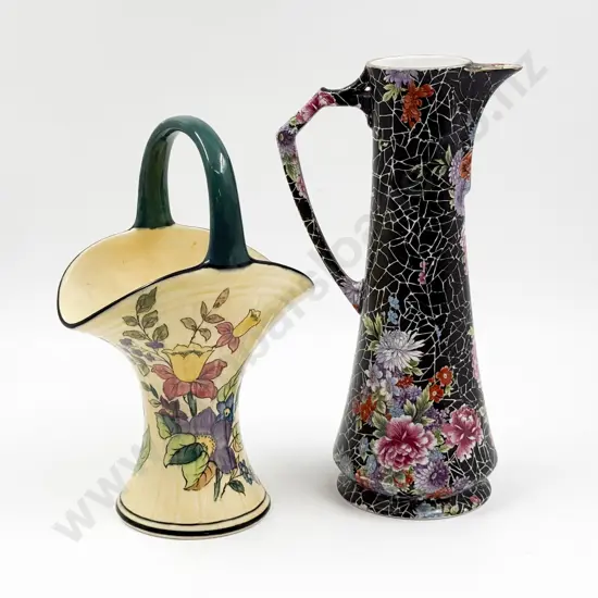 Shelley "Cloisonne" Pattern  Ewer & Other