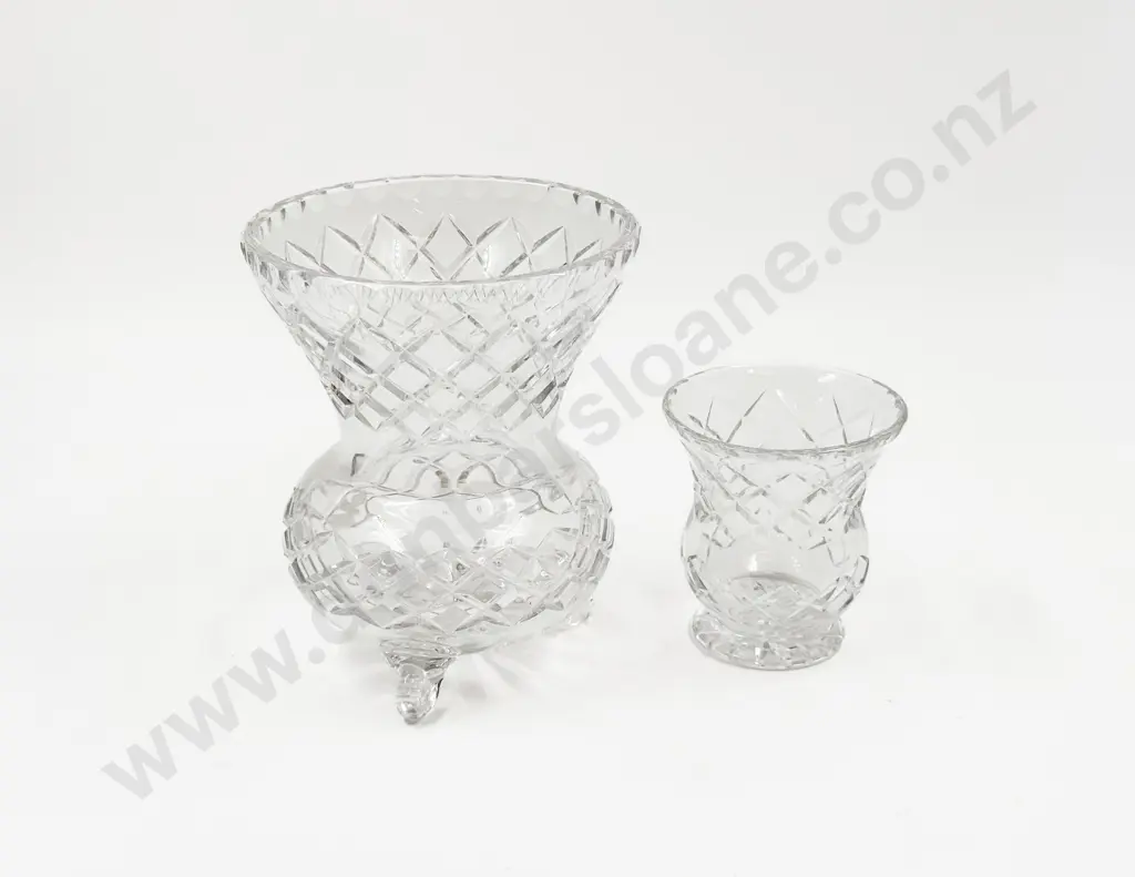 Two Crystal Vases Image 1++