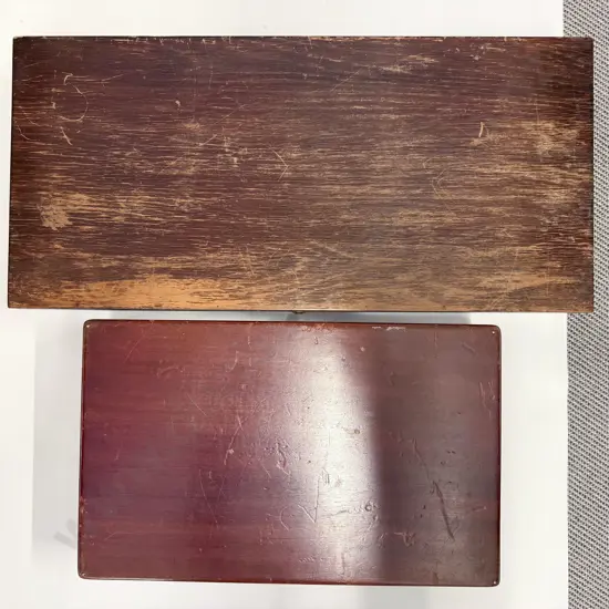 Two Empty Cutlery Boxes