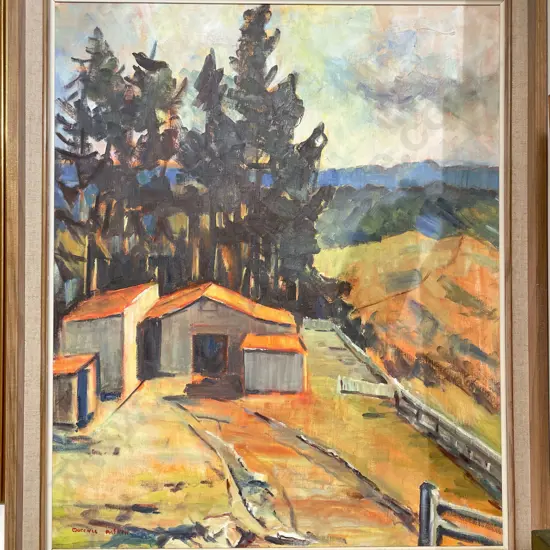 Queenie Aitken - "Pokohiwi" - Oil on Board (Kelliher Prize Entry)