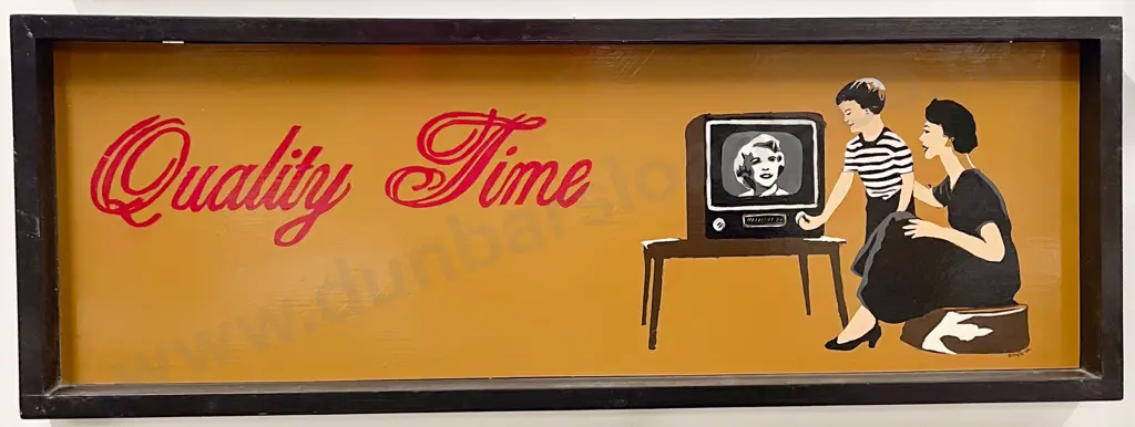 Anmea Winterburn - "Quality Time With Mum" - Enamel on Board Image 1++