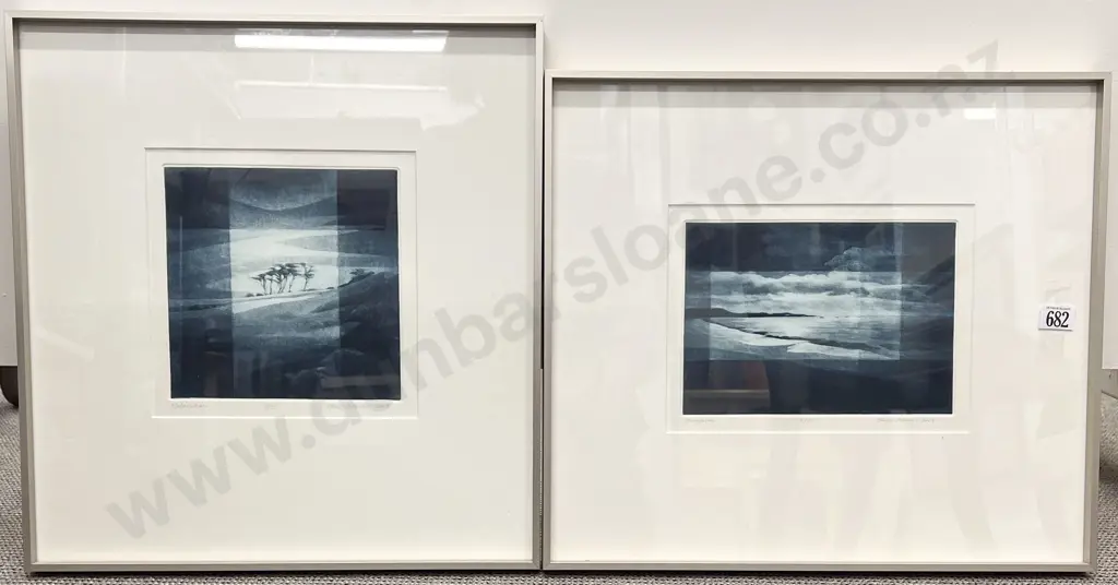 Chris Adams - Pair of Colour Etchings (Ltd Editions) Image 1++