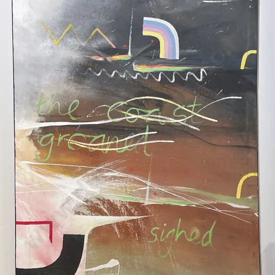 David Lester Cowie - "The Coast Groaned & Sighed" - Oil on Canvas