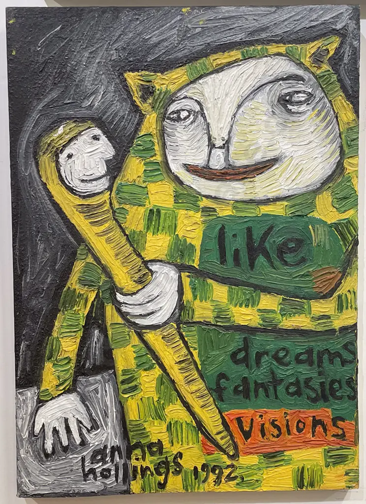 Anna Hollings - "Dreams Fantasies Visions" - Oil on Panel Image 1++