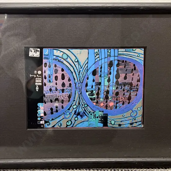 Hundertwasser - "A Rainy Day on The Regentag" - Reproduction Print