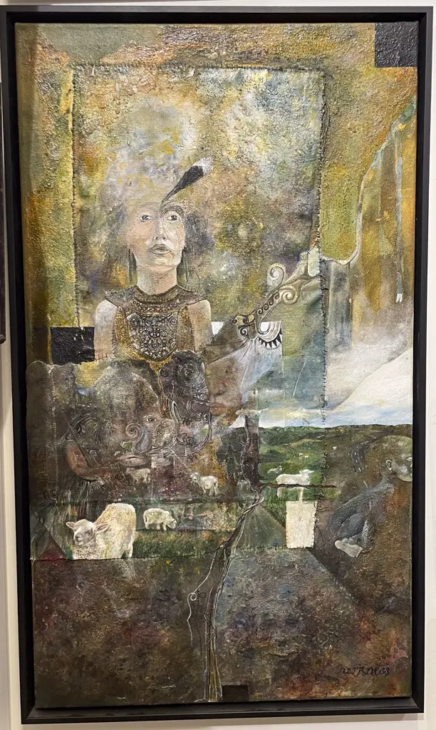 Richie Harkness - Untitled - Mixed Media on Canvas Image 1++