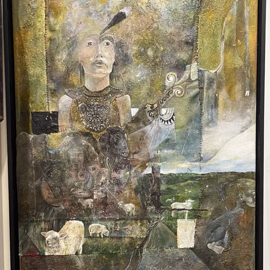 Richie Harkness - Untitled - Mixed Media on Canvas