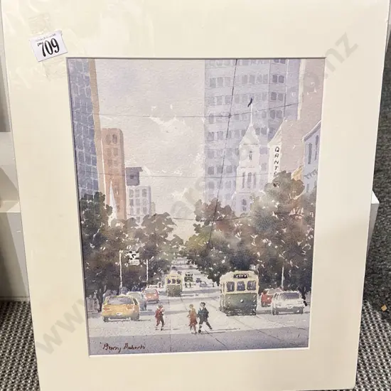 Barry Roberts - "Looking Up Collins Street