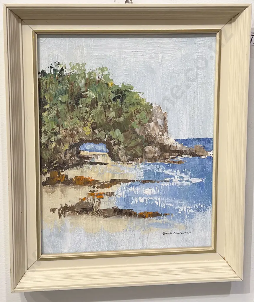 Robina Templeton - "Rock Kaikoura" - Oil on Board Image 1++