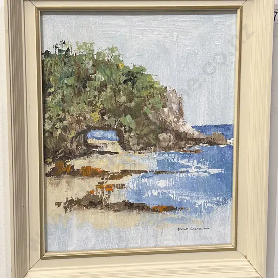 Robina Templeton - "Rock Kaikoura" - Oil on Board