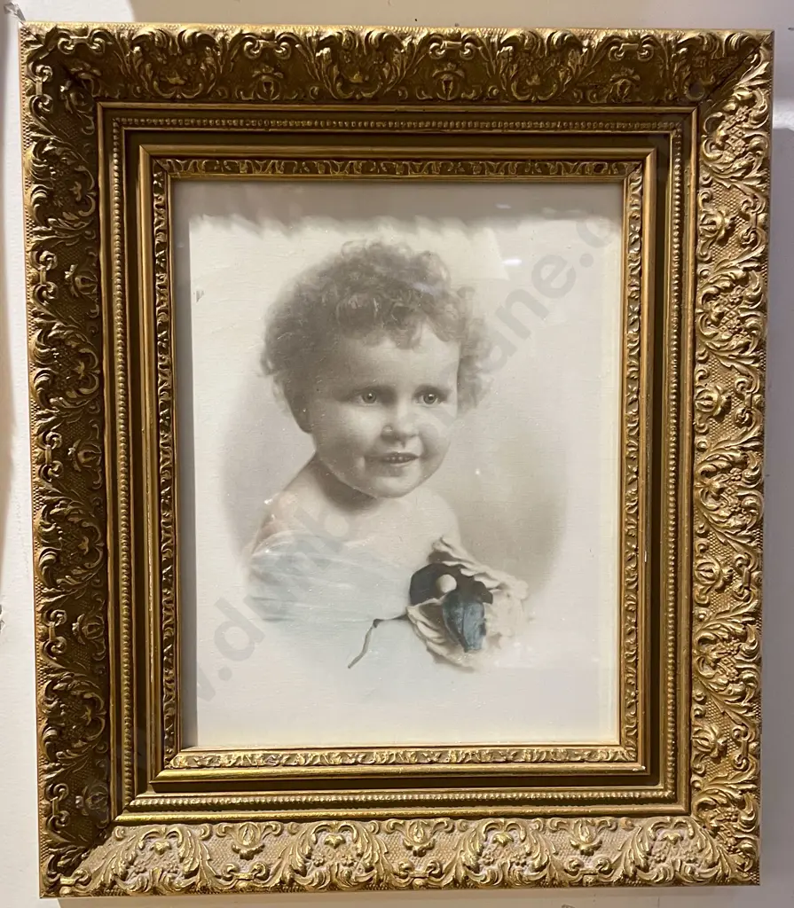 Gilt Framed Coloured Photograph Image 1++