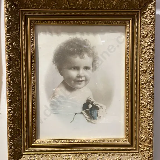 Gilt Framed Coloured Photograph